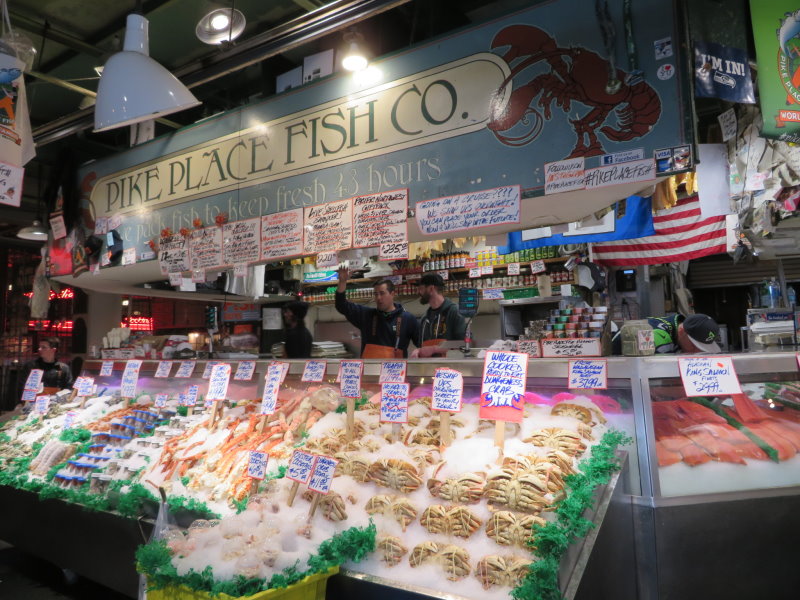Pike Place Fish Co., Famous for their fish throwing